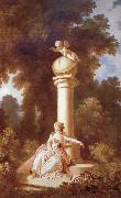 Jean-Honore Fragonard Reverie oil on canvas